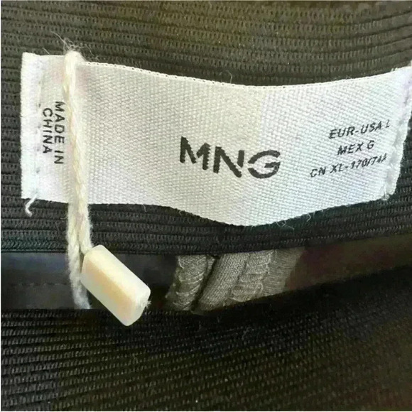 MANGO (MNG) “Atenas" Cropped Pants Khaki/Gray Size Large New With Tags! - Picture 6 of 7